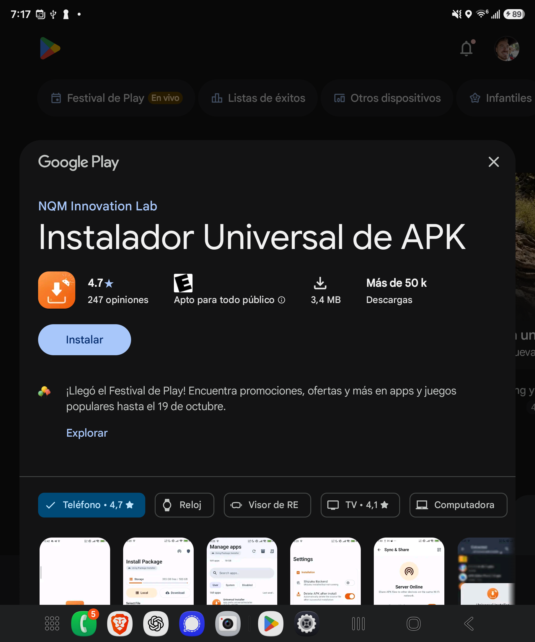 Paso 2: Haz clic en «Instalar».
