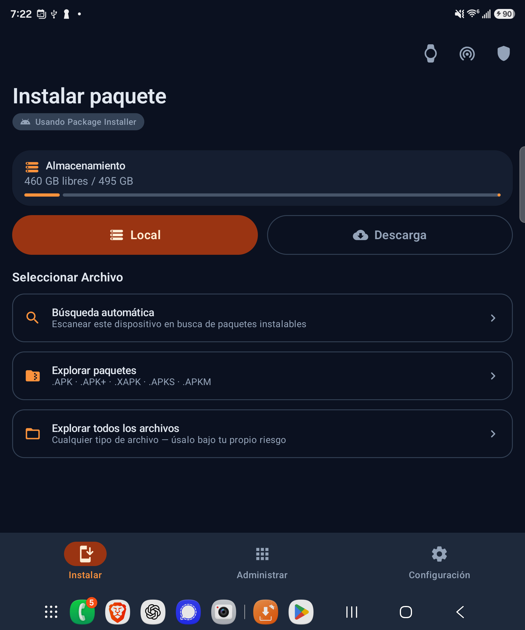 Paso 16: Haz clic en «Explorar paquetes».