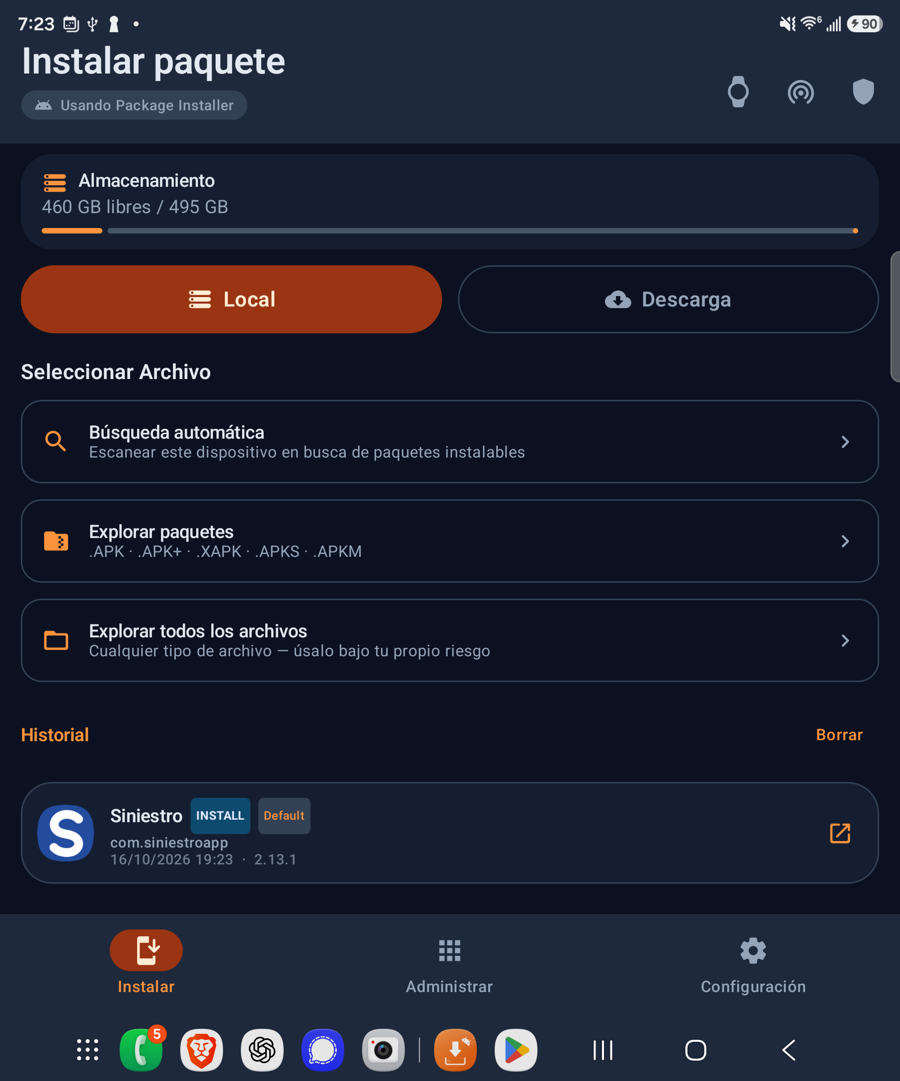 Paso 23: Haz clic en la flecha para abrir Siniestro.